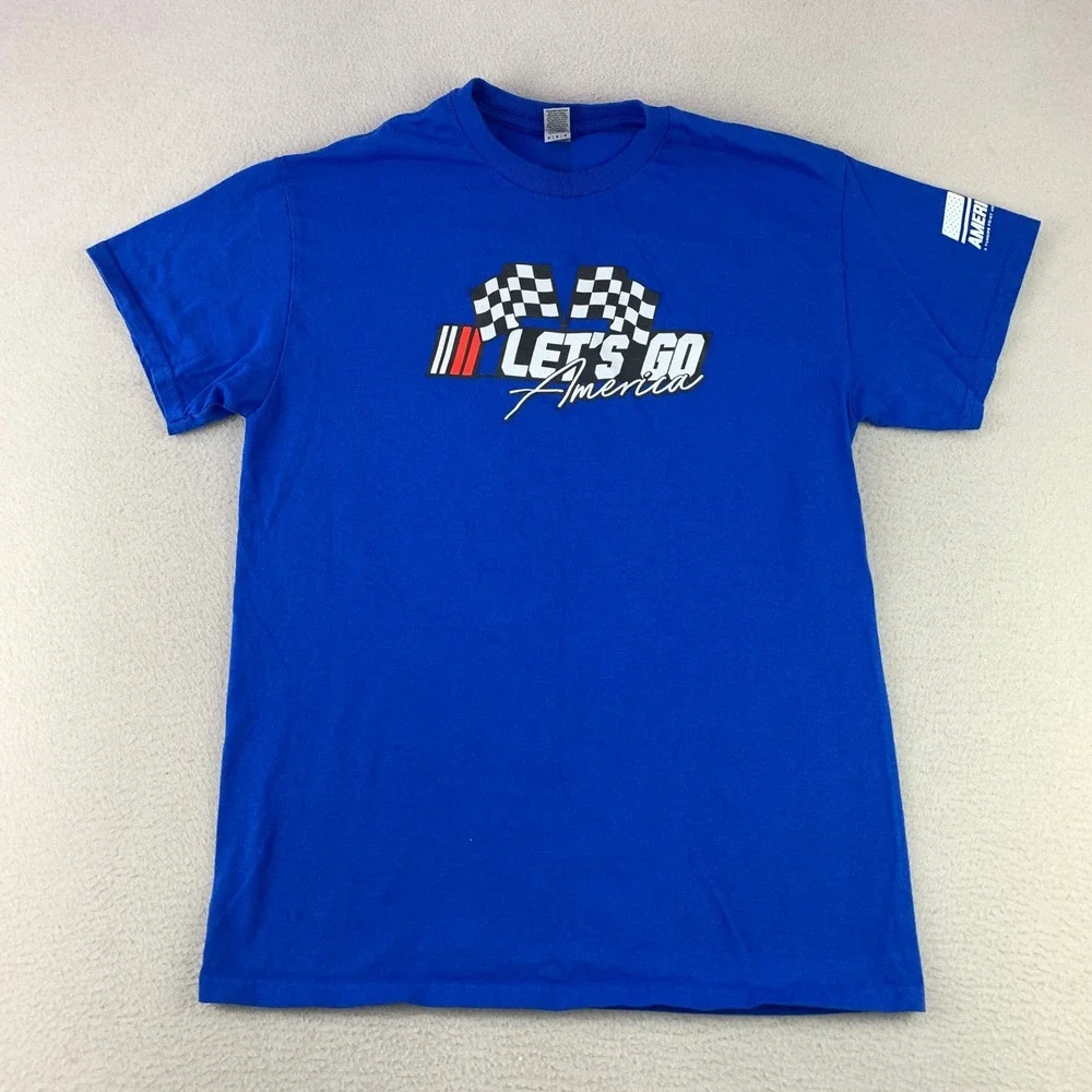 Turning Point USA America Fest T-Shirt Mens M Blue Graphic Short Sleeve